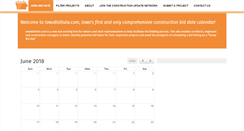 Desktop Screenshot of iowabiddate.com